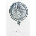 SOFT GLASS 3" SLIDE SWIRIL COLOR ON THE BOWL - 5CT/ BAG